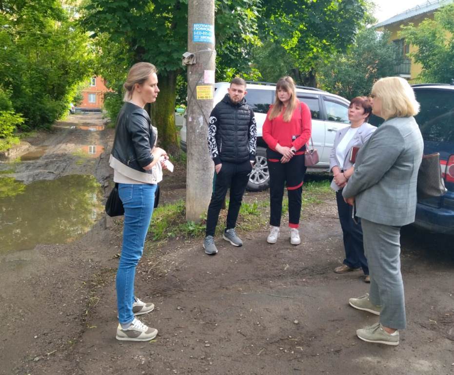 Олеся Филина провела встречи с жителями Центрального округа.