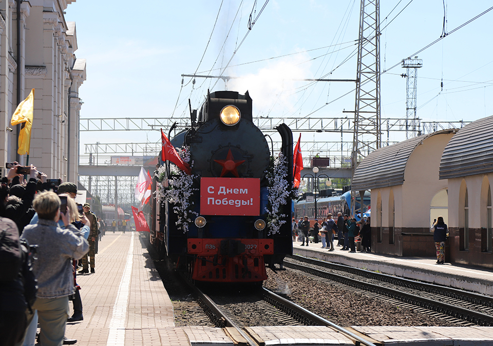 В Туле прошла патриотическая акция «Поезд Памяти».