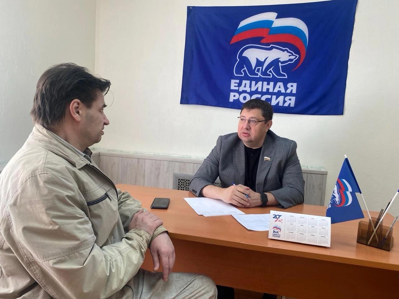 Константин Гончаров провел прием граждан.
