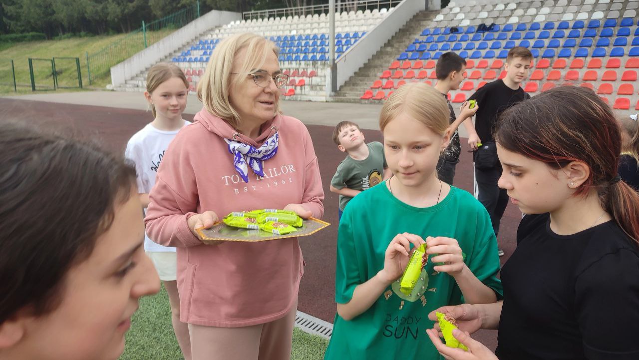Надежда Козьякова организовала праздник спорта и детства.