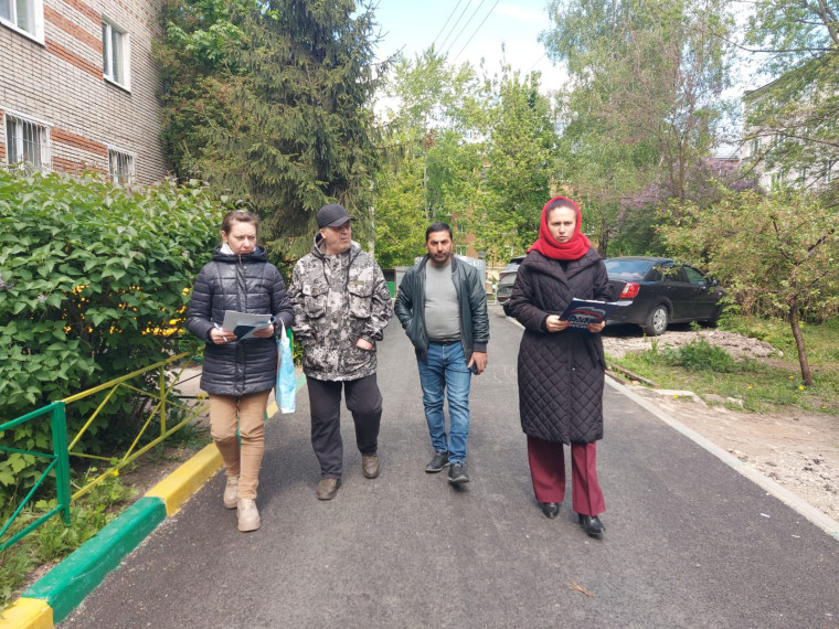 Дарья Герасимова приняла участие в приемке работ по проекту «Наш город». Дарья Герасимова приняла участие в приемке работ по проекту «Наш город».